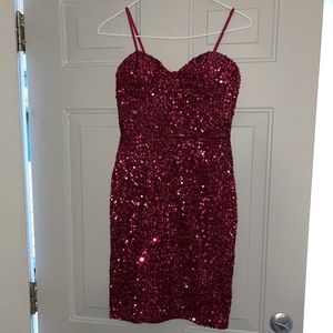 Hot Pink Mini Dress